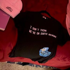 planet and stars graphic tee